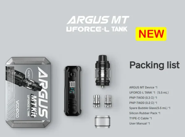Voopoo Argus MT 100W Starter Kit - Image 2